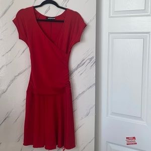 Anatomie red cocktail knee length Dress size small